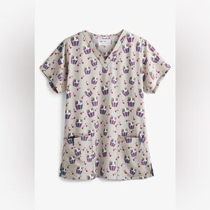 Tasha & me kitty scrub top